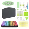 Gradient Green  124 PCS  Black Zipper