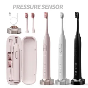PRESSURE SENSOR 48000 Strokes Travel Electric Toothbrush Ultrasonic Toothbrushes Sonic Toothbrush
