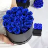 19 rose in scatola rotonda