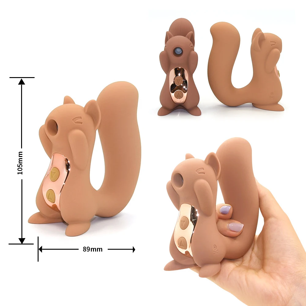 10 Frequency Animal Squirrel Sculpt Sucking Tongue Dildos Vibrators Women  Nipple Vagina Clitoral Nipple Vibrating Sex Toys