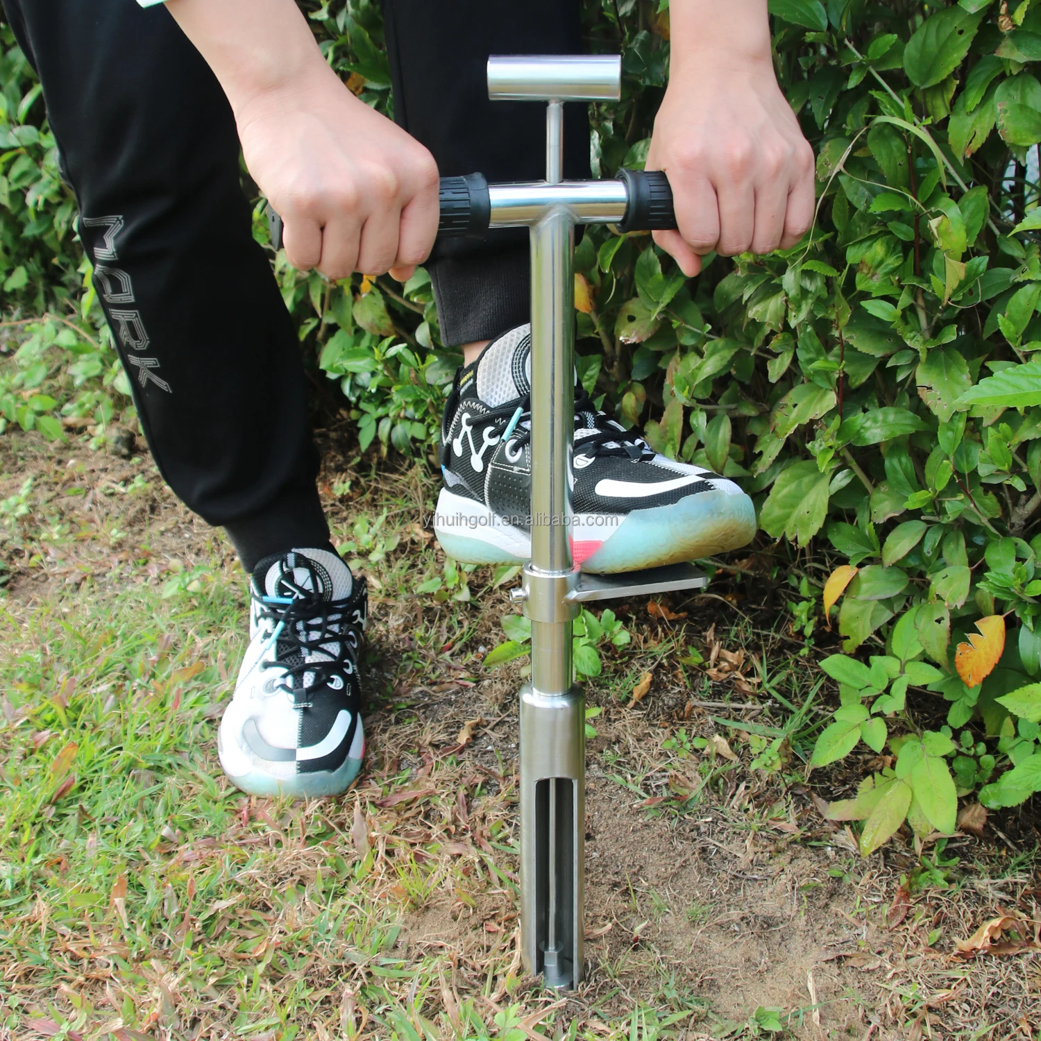 T-handle Soil Sampler Probe Rod with Foot Pedal for Soil Sampling