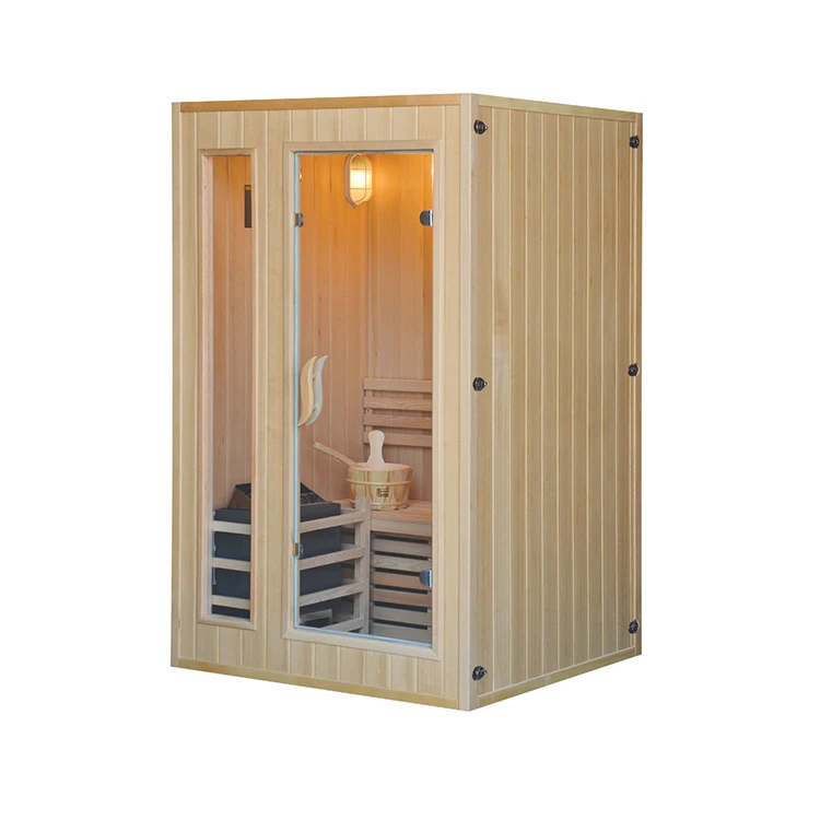 2 Person Kit Sauna 1200*1100*1900mm Sawo Stove Lava Stones Wooden Hemlock  Sauna Steam Cabin - Buy Wood Steam Sauna Room 2 Person 3000w Outdoor Sale  Computer Control Panels Wet Sauna Rooms,Solid Wood