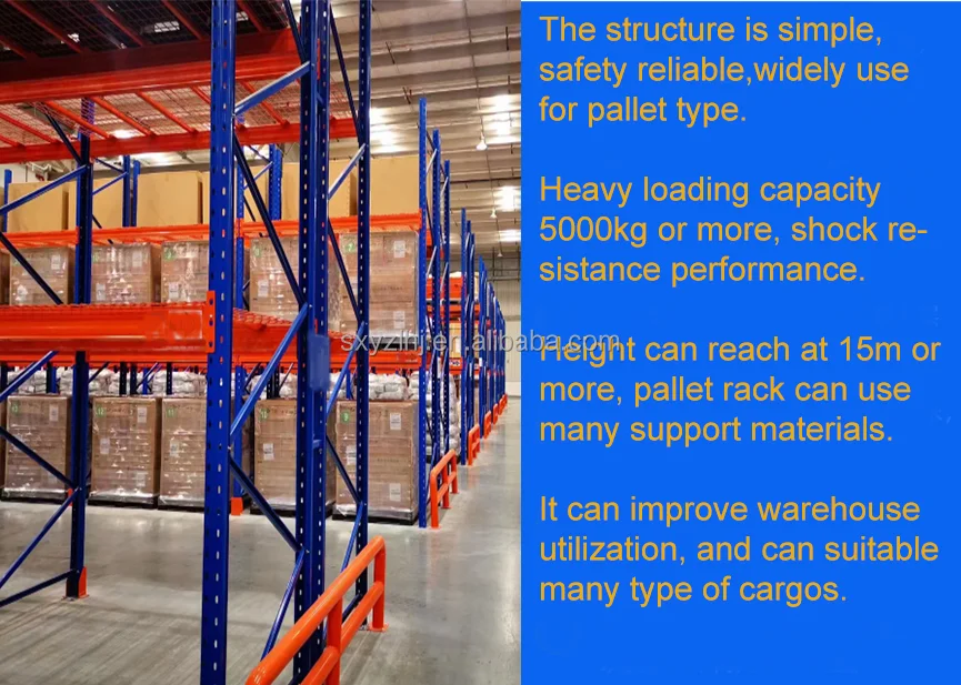 Industrial Rack Selective Pallet Rack Heavy Duty Warehouse Storage Rack