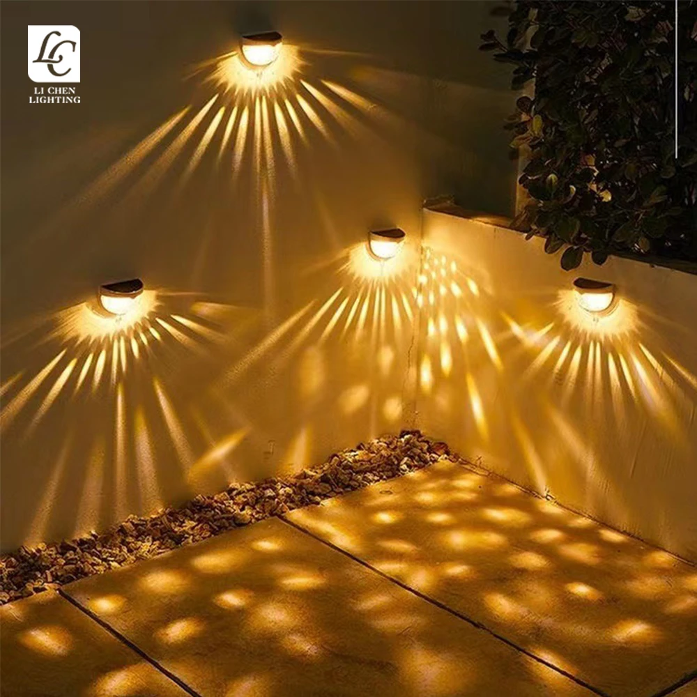 BD04 High Quality Outdoor Wall Lamp Solar Powered Garden Lamp 5W Waterproof Ip65 Solar LED Wall Lights