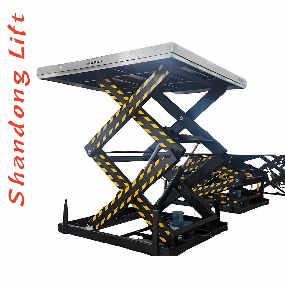 Heavy Duty Automatic Fixed Vertical Hydraulic Scissor Lift Platform ...