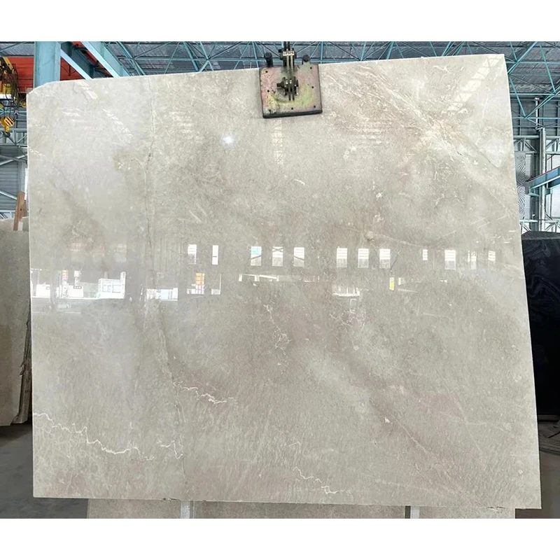 product bailuan beige marble slab polished marble floor tile for interior modern beige marble design-2