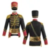 Set completo nero: top + cappello + cintura + accessori