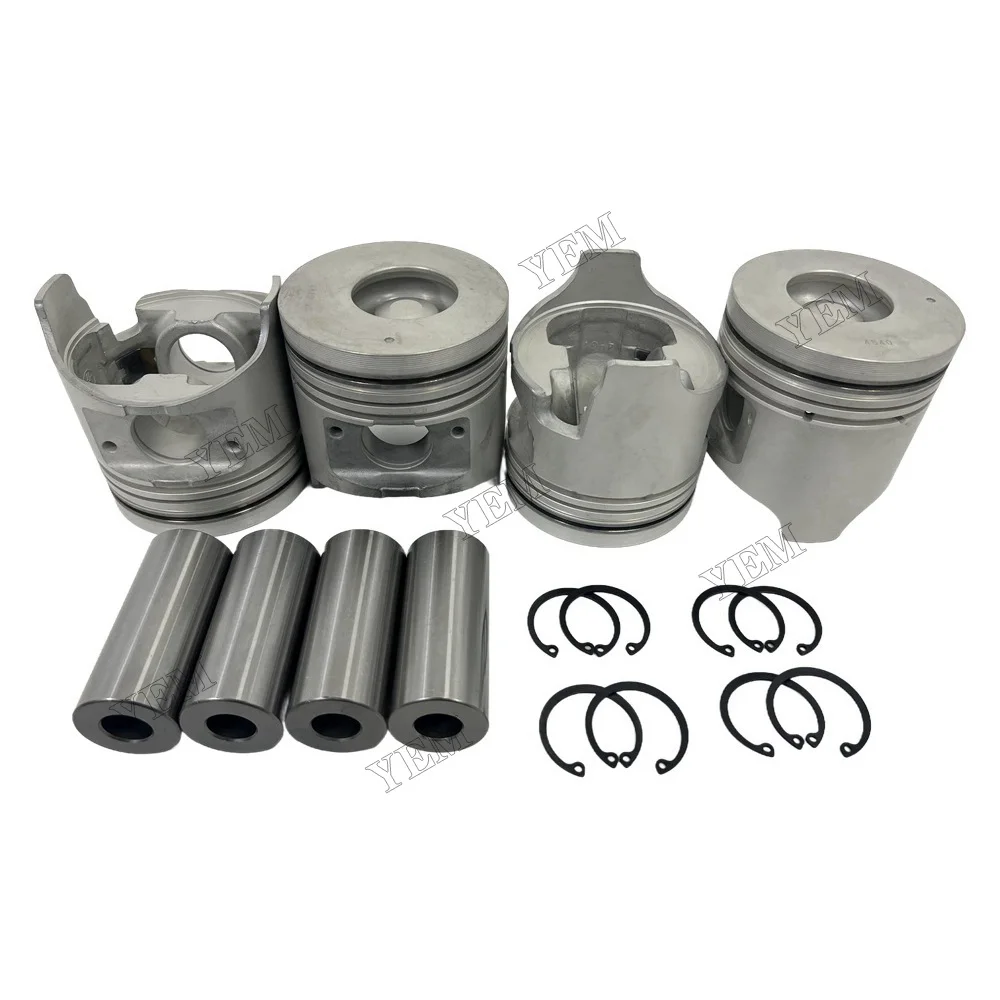Piston Kit Compatible for Isuzu 4HG1 Machinery Engine Spare Parts