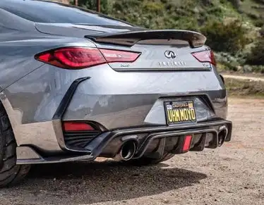 Infiniti Q60 CV37 17 Onwards V Type Rear Spat Bumper Spat
