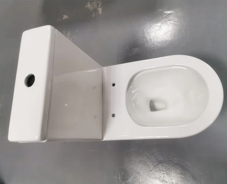 Timog America Dalawang-Bahagi na WC Inodoro sa Ceramika na Naililimos at Sanitary Ware Dual-Flush para sa mga Hotel, Bahay, at Villa na Instalasyon