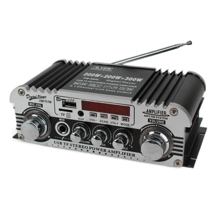HiFiカーオーディオアンプカーステレオプレーヤー12V家庭用および