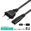 Black EU Plug 1.5M