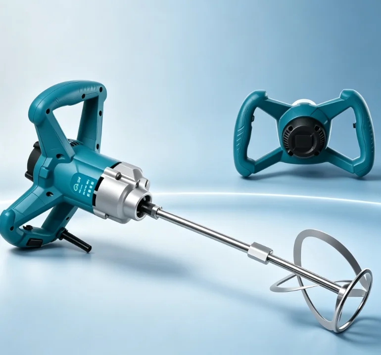 TEBAK Factory Direct Sales, Portable Industrial Mixer, Handheld Cement Coating Mixer Mixing Tool