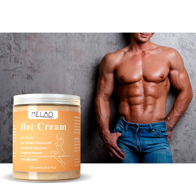 Натуральный антицеллюлитный крем MELAO гель для сжигания жира похудения массажа тела и потери веса 250 доступных в наличии OEM