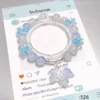 Maple leaf bracelet blue