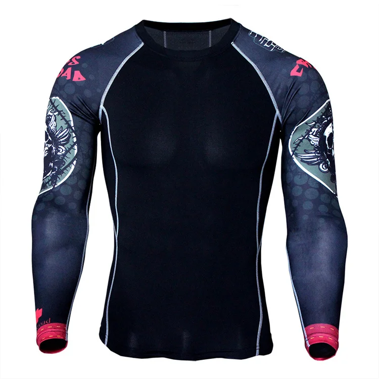 Quick Dry Compression Online T Shirt Printing Men'S Long Sleeve Compression Shirts For Sale What Should I Wear While208_voghion.com