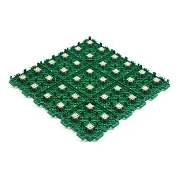 34 x 34 x 18mm Thick Anti-Slip Wear Resistance PP Interlocking Tile for Basketball Court