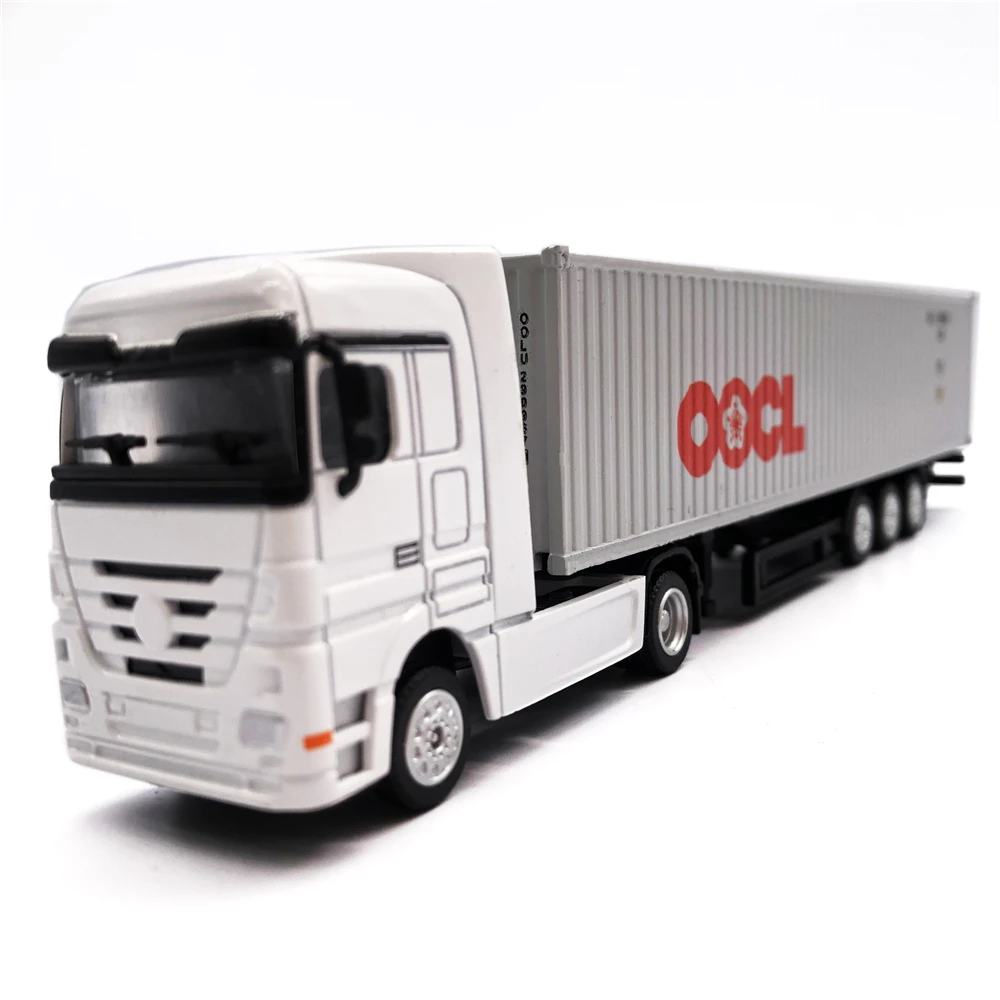 【A】19cm OOCL Container truck model 1:87 Truck model O.A.S ship model