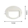 Round white (magnetic)