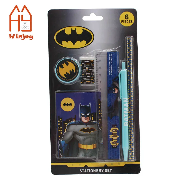 Набор канцелярских принадлежностей с низким минимальным объемом заказа коробка для витрины задней картой подарок Индивидуальный размер и печать популярные канцелярские принадлежности