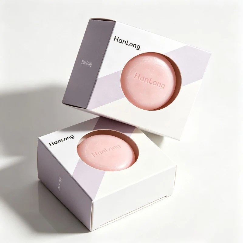 Cutie pentru săpun la nivel de grosist cu fereastră, cutie artizanală pentru îngrijirea pielii, ambalaj cosmetic premium personalizat