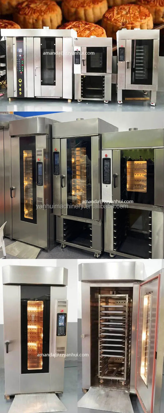 Convection Oven Bakery 10 Trays Commercial Convection Oven Electric