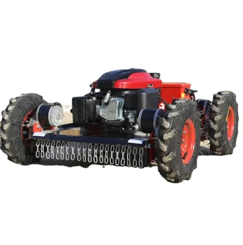 Crawler Remote Control Lawn Mower Garden Use Grass Cutting Machine Electric Start Robot Lawn Mower