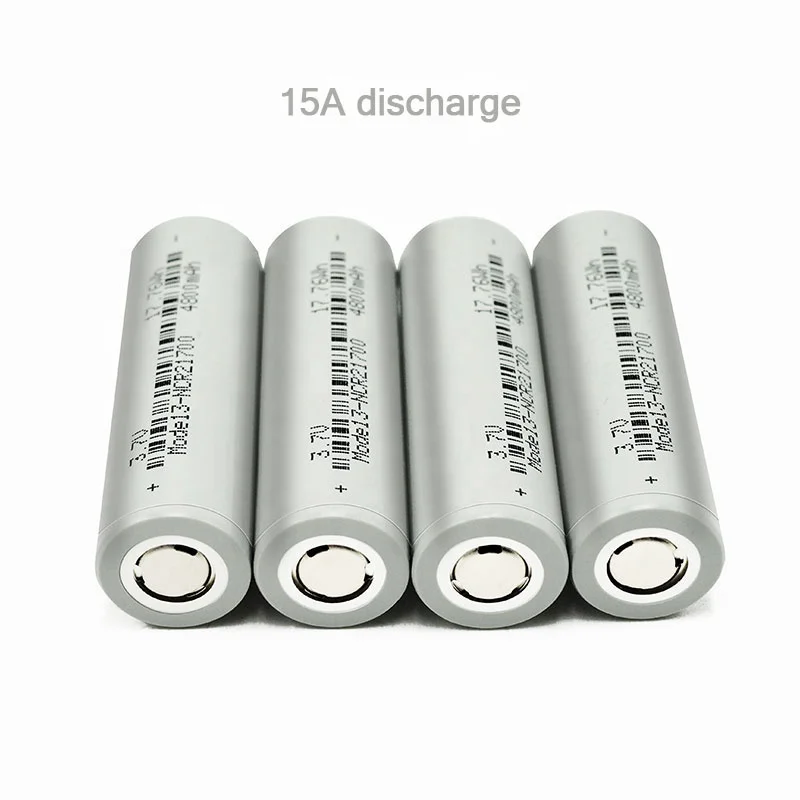 High Capacity 3.7V 4800mAh Model 3 Battery Cell Rechargeable Lithium Ion Battery 21700 for Electric Bike