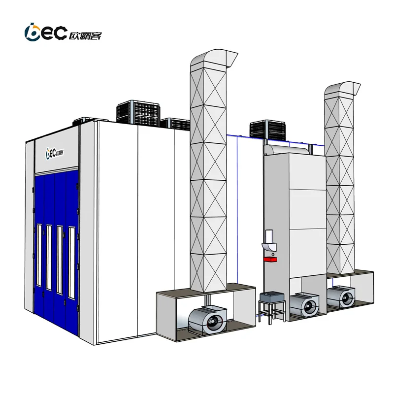 Customized Italian Auto Car Paint Oven Booth for Automotive Electric  Heating System for Vehicle Painting Cabin