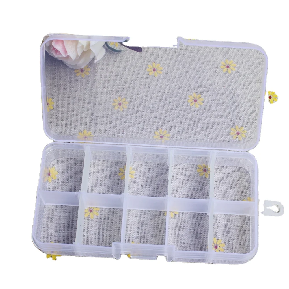 10/15/24 Compartments Storage Box Plastic Jewelry Bead Container