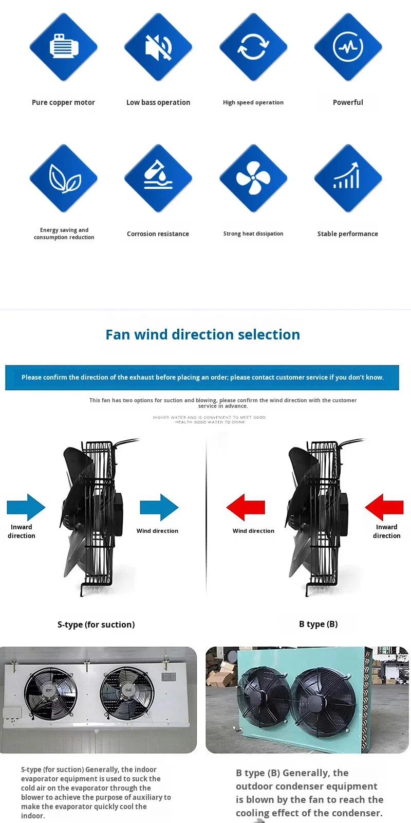 Axial Flow Fan, 304, Stainless, Steel, 220V/380V - detail 4