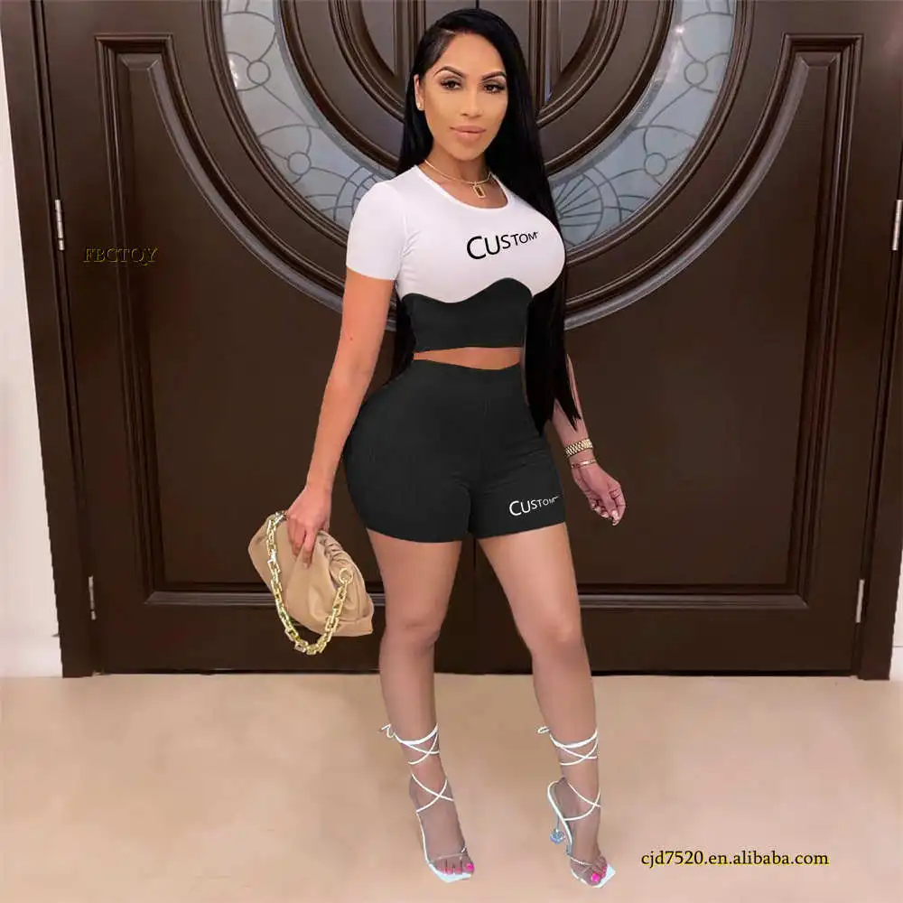 Wholesale 2022 Designer Two Piece Set Women Clothing Double Color Stitching  Shorts Set Yoga Sport Wear Jogging Set For Women - Buy Two Piece Short Set,Sport  Wear Women Set,Women Shorts Set Product