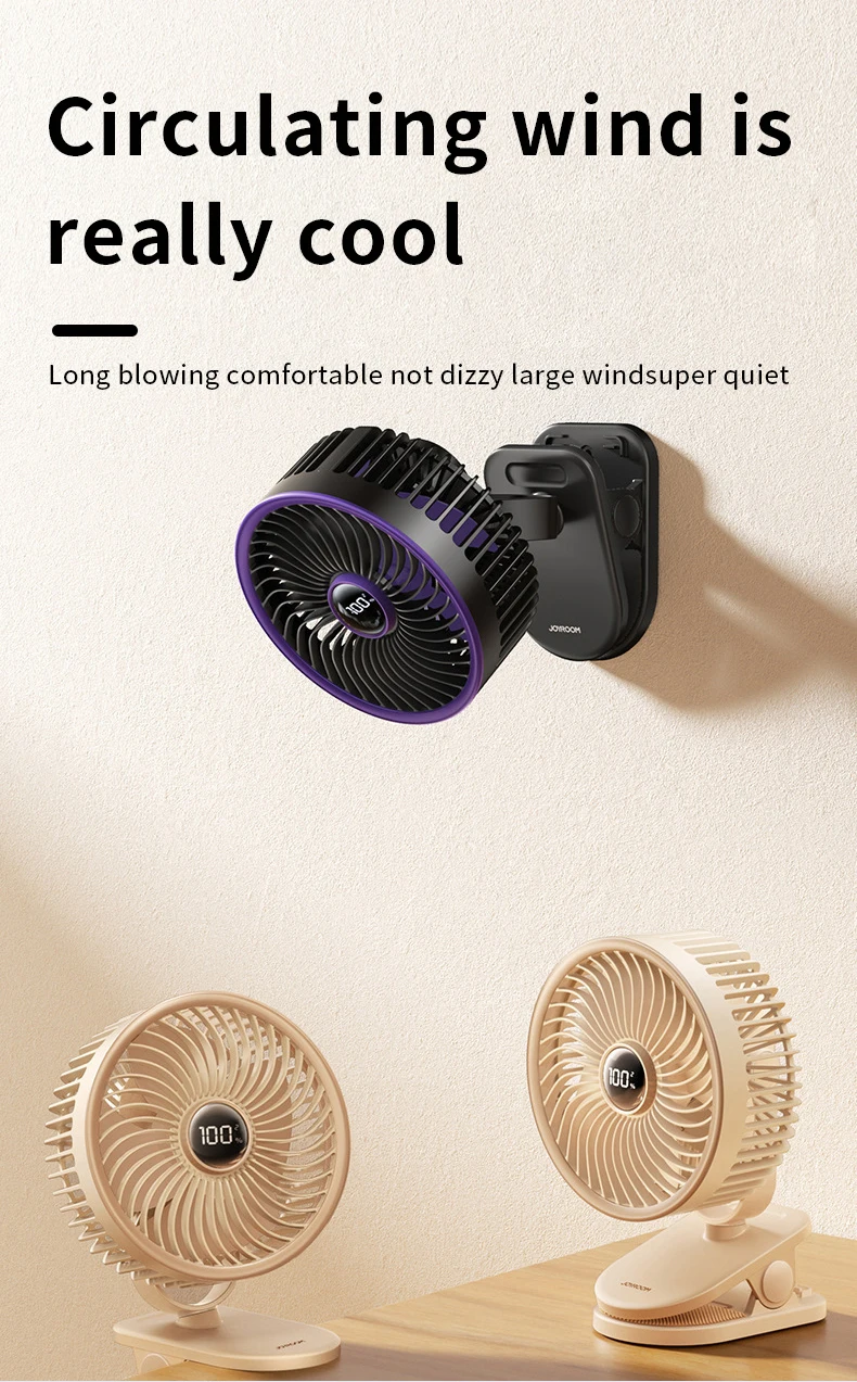 Desktop Rechargeable Mini Fan, USB, Portable - detail 10