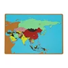 Puzzle Map of Asia