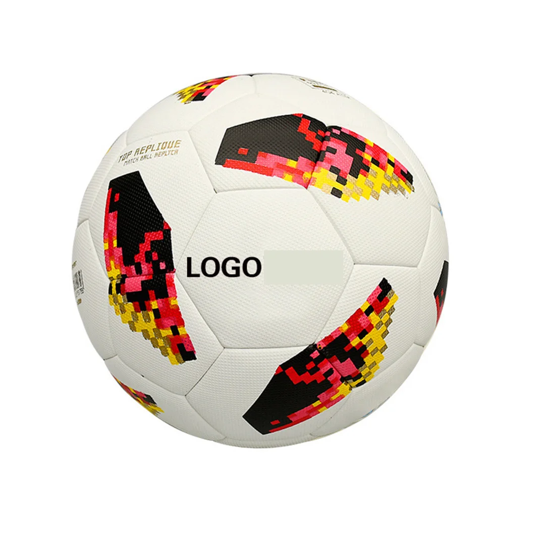 Hot Sales Stock Football Official Size 5 Pu American Ball Soccer Custom