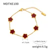 E100- Gold red  Bracelet