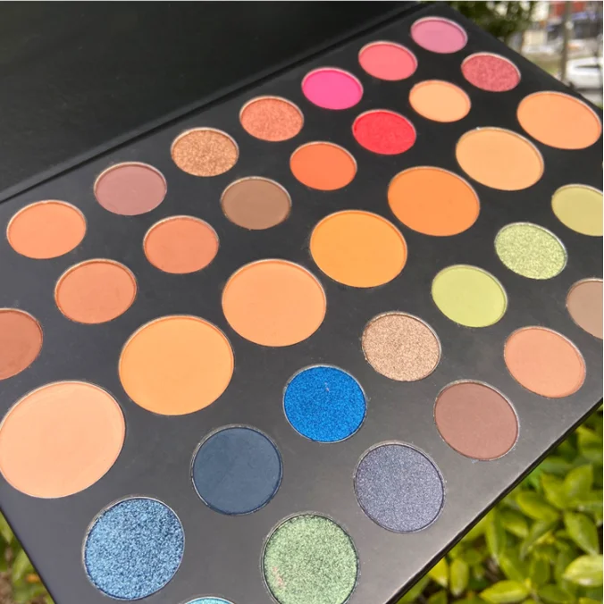 
 39 оттенков бумажные тени для век Палитра жемчужные легкие матовые яркие пудры водостойкие легкие цветные тени для век с индивидуальным логотипом  