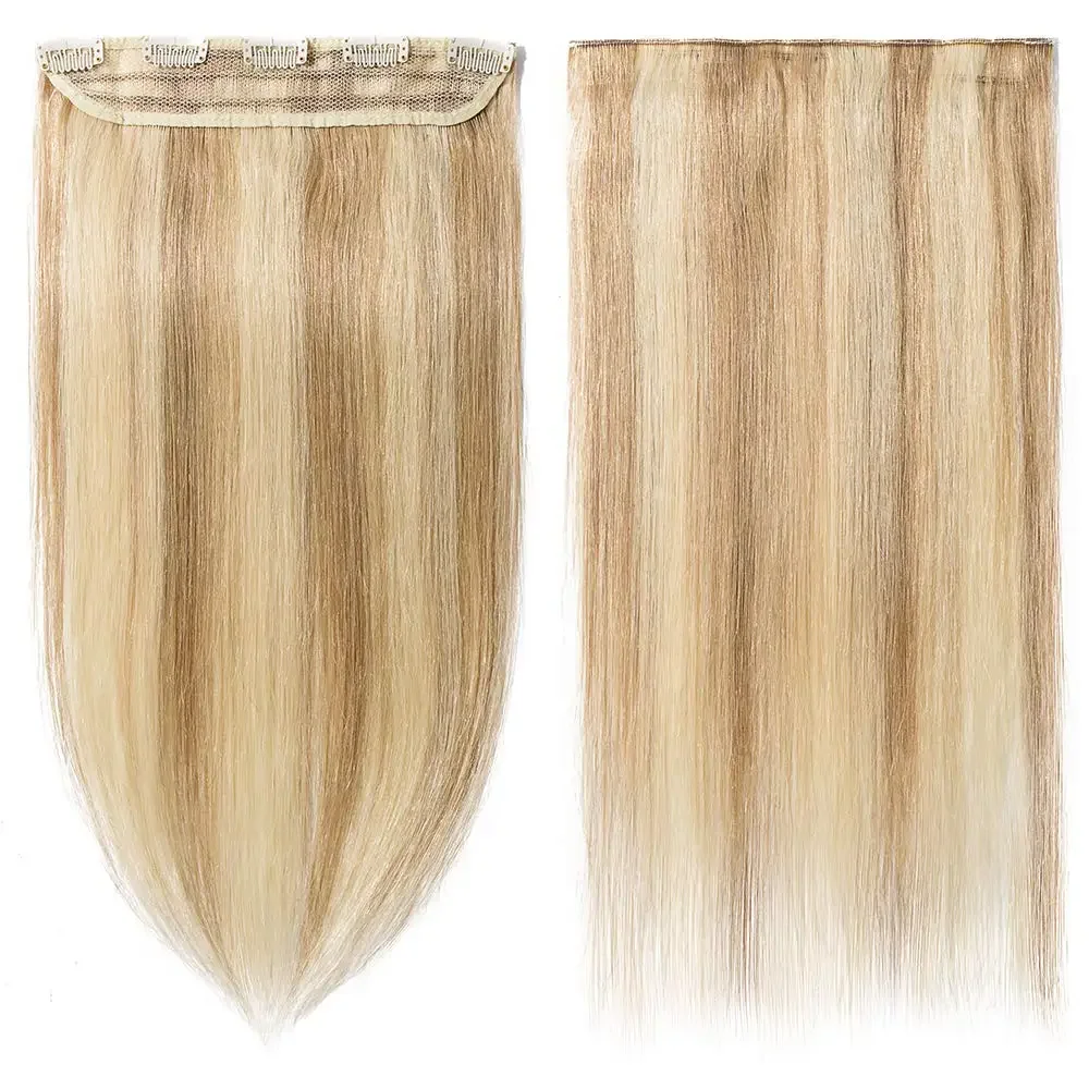 Extensions clip in cheveux humains lisses naturels doux_voghion.com