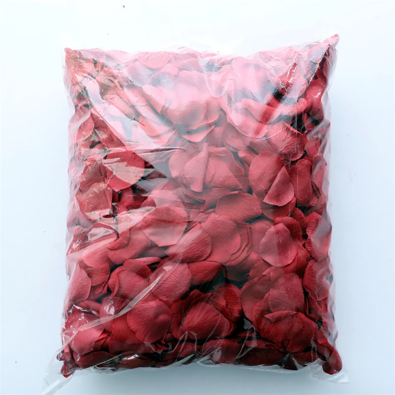 Real Touch Artificial Silk Flower Petals Romantic Atmosphere Wedding Flowers Rose Petals For