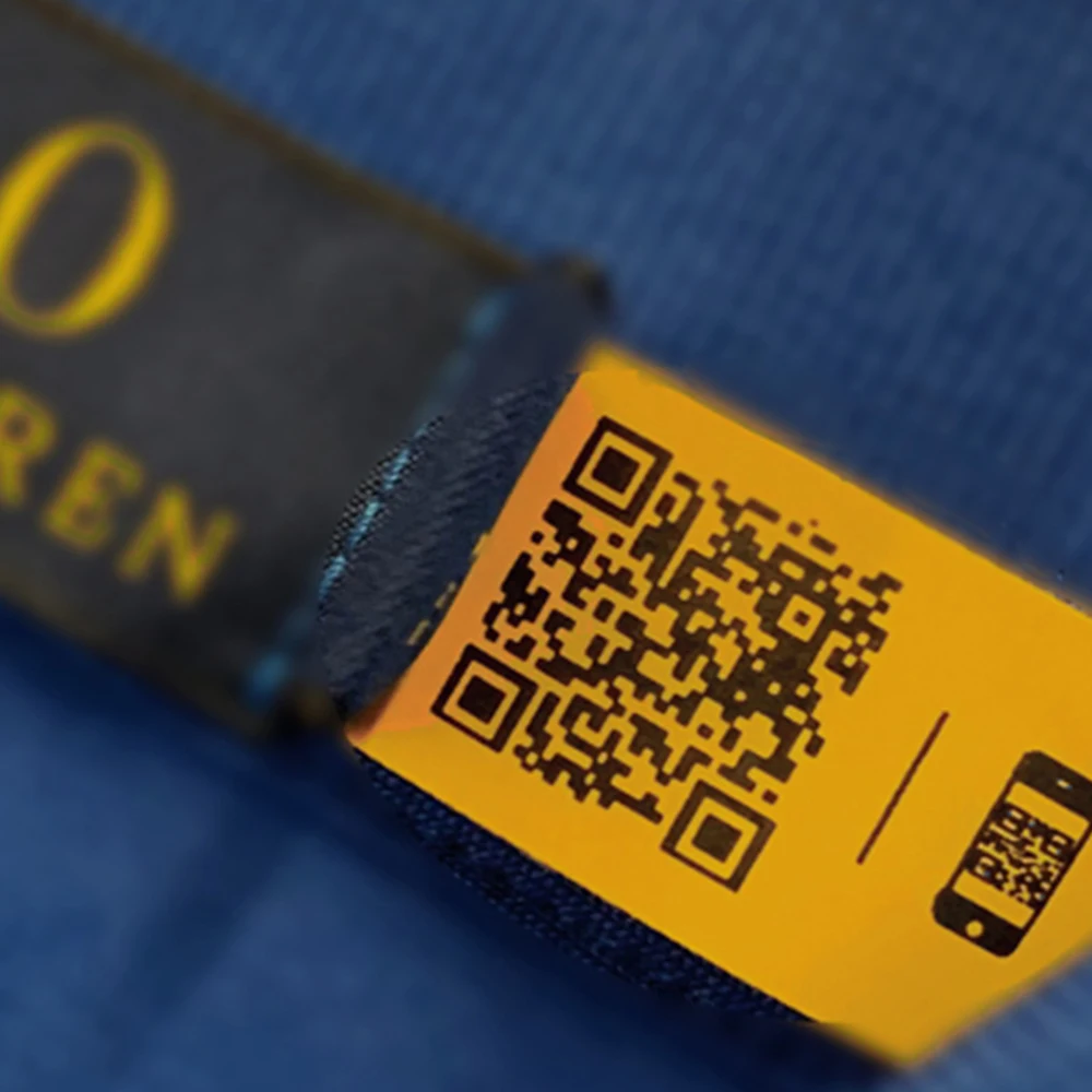 High Quality Metal Aluminum Punch Label Qr Code Serial Number Label for Laser Engraving Metal Tag