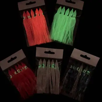 Squid Lure 10cm Octopus Skirt Rubber Squid PVC Luminous Soft Lure Squid Fishing Trolling Lure – Soft Lure – view 4