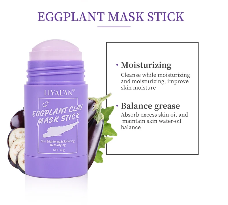 Eggplant mask stick