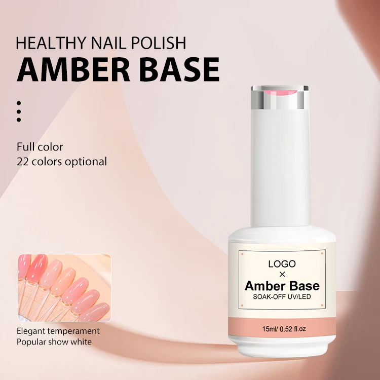 2023 Rubber Base Coat Uv Led Gel 10ml Gel Nail Polish With Free Samples