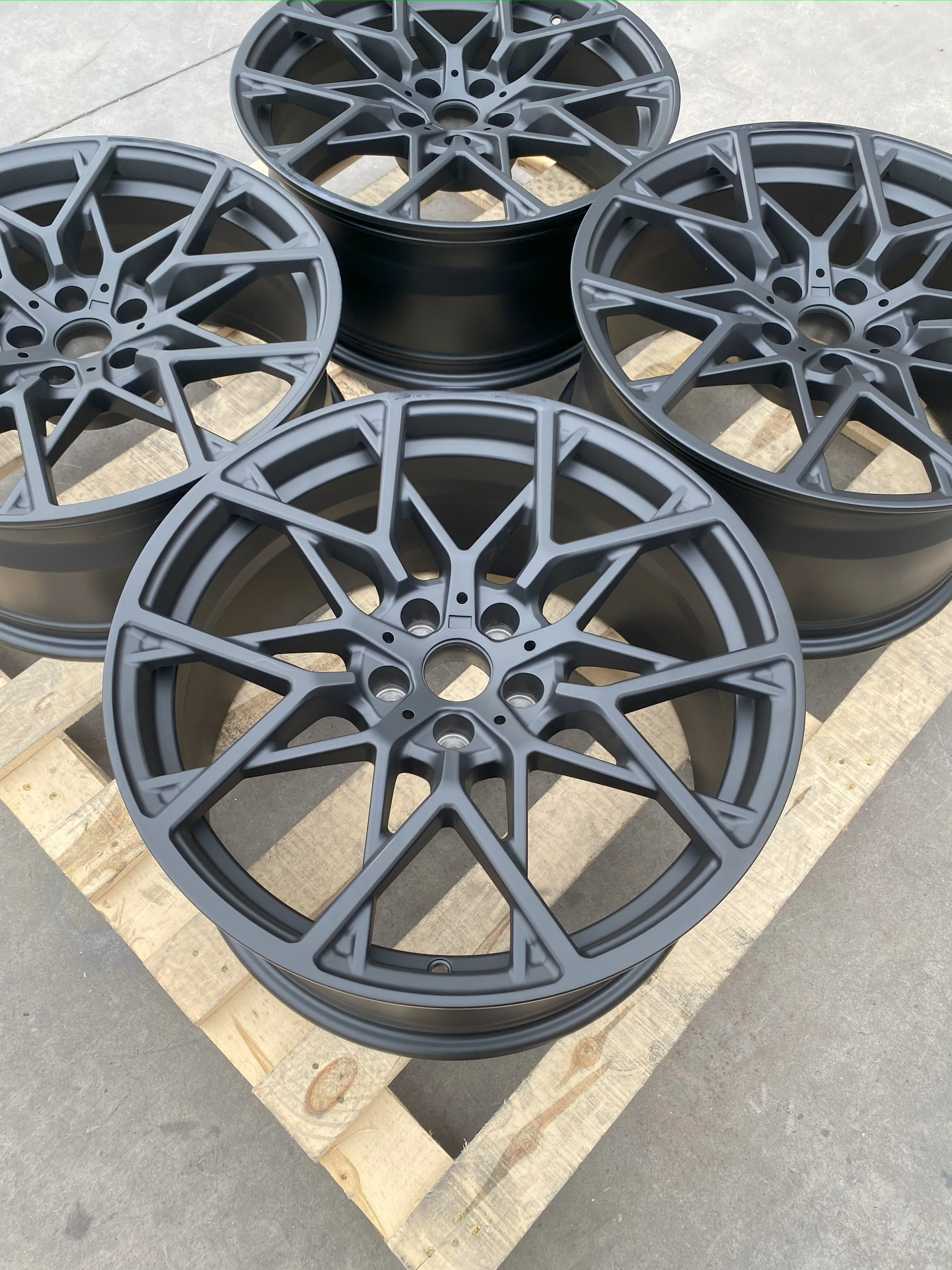 GVICHN matte black concave forged wheels 16 - 26 inch aluminum alloy rims 5x112 5x114.3 5x120 wheel hub