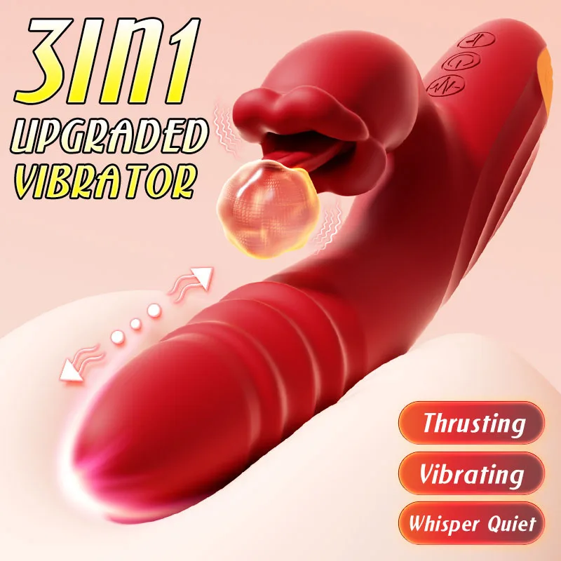 Vibrators Thrusting Vibrator for Women Couples, Sex Toy Rabbit Vibrators with G Spot & Clitoris Stimulator, Female Sex Toys Vibrators Thrusting Vibrator for Women Couples, Sex Toy Rabbit Vibrators with G Spot & Clitoris Stimulator, Female Sex Toys