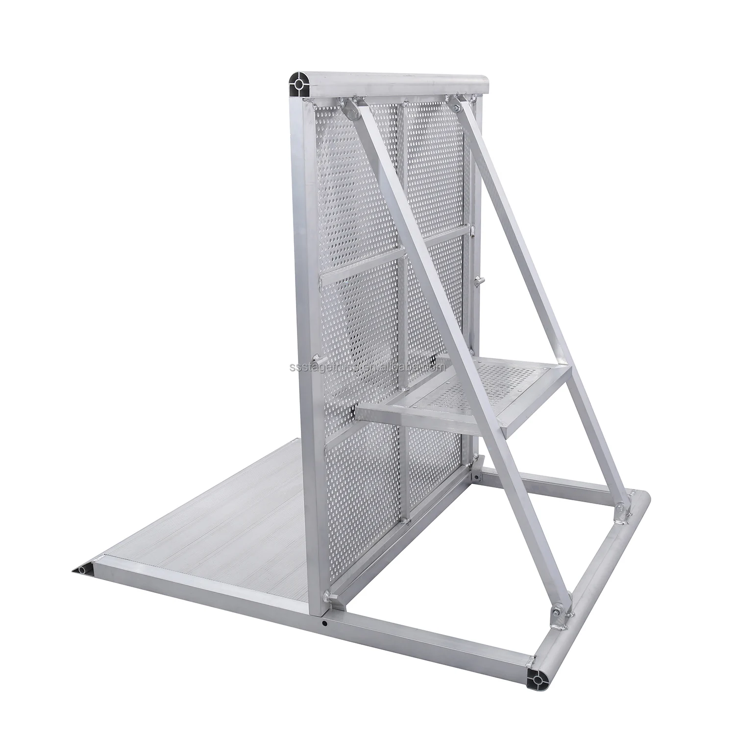 product aluminum alloy crowd control barrier for large event concerts outdoor anti crowding barricade quick assembly-7