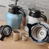 Pure titanium liner 1500ml single pot sliver  gift box