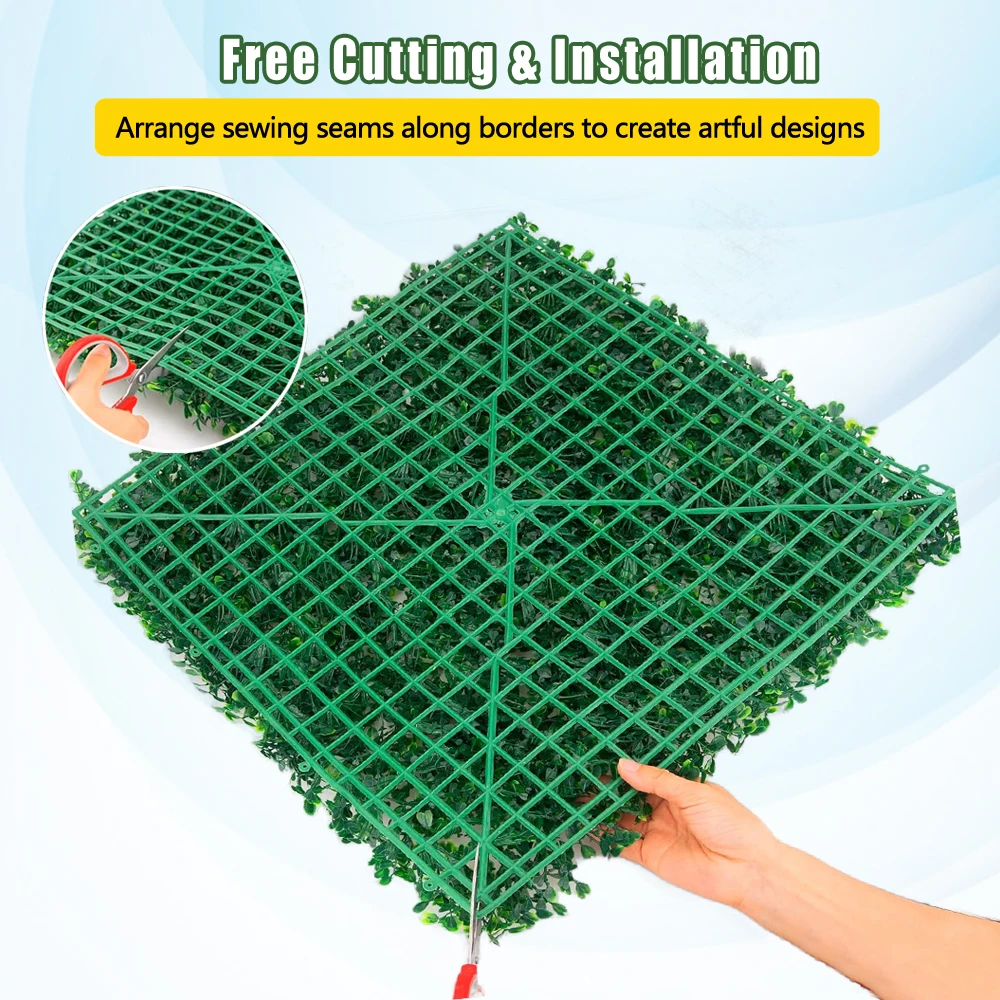 300cm Boxwood High Quality Grass Wall Panel Restaurant Outdoor Panels Fence Artificial Plant Str