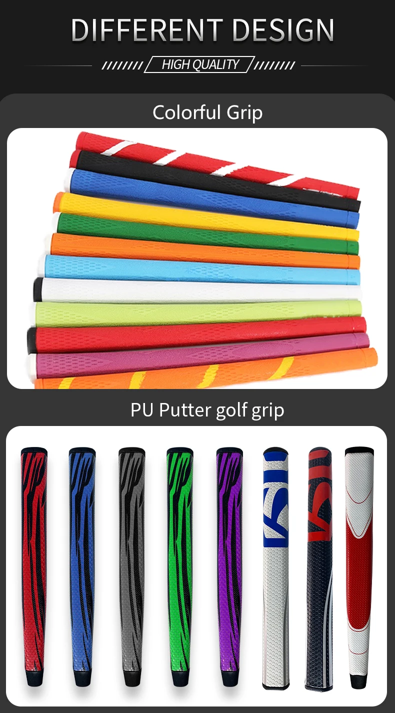 Wholesale Midsaize Rubber Golf Club Grips Custom Logo Standard Cord