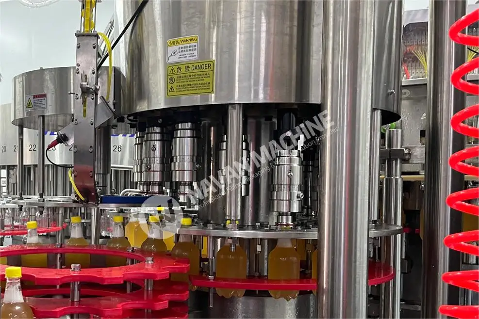 Automatic Beer Filling Machine Rotary PET Plastic Bottled Beer Production Packaging Line manufacture